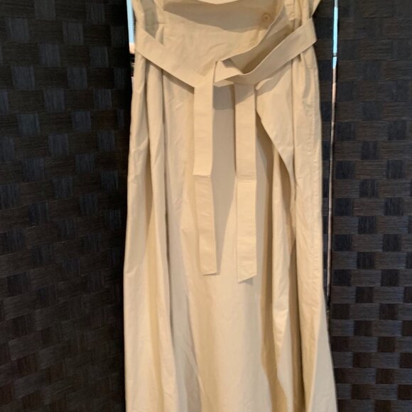 MaxMara Weekend khaki cotton full skirt, size 14 - Picture 1 of 8